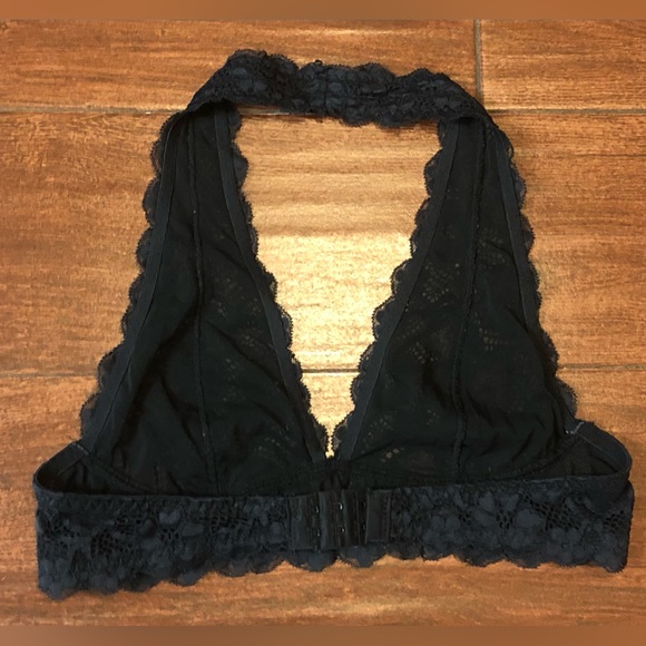 Free people intimately Dark Navy Lace Bralette size S/P - Picture 2 of 8